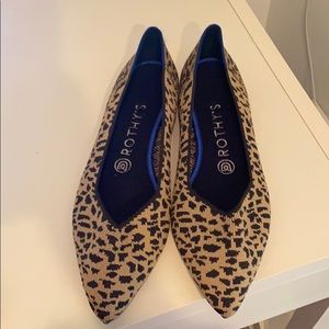 Rothy’ Leopard The Point Size 8. New, never used